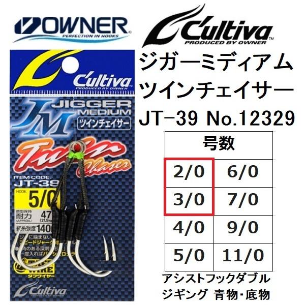 メーカー ：オーナー OWNER カルティバ CULTIVA商品名 ：ジガーミディアムツインチェイサー JT-39種類：アシストフックダブル主な用途：ジギング 青物・底物春のマイクロベイトパターンでヒラマサ・ブリを完全攻略！希望本体価格(税...