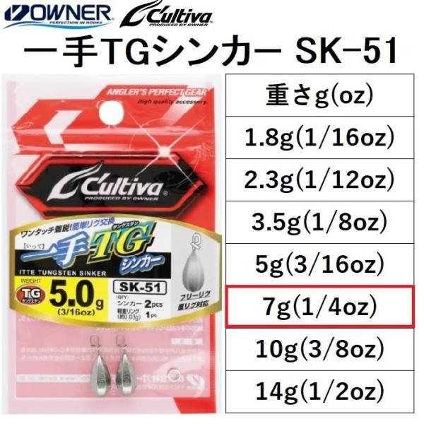 �I�[�i�[/�J���e�B�o ���TG�V���J�[ SK-51 7g �^���O�X�e���E�t�B�b�V���O Owner/Cultiva(���[���֑Ή�)