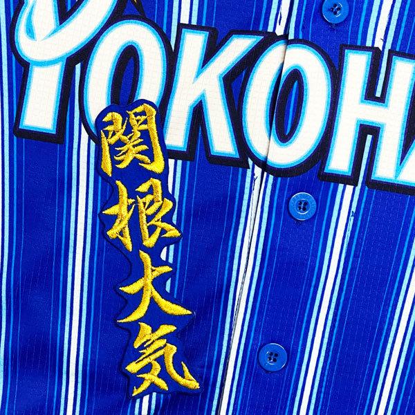 ☆送料無料☆横浜 DeNA ベイスターズ 関根大気 ネーム 2 青 刺繍 