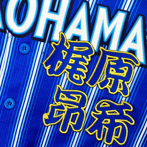 ☆送料無料☆横浜 DeNA ベイスターズ 梶原昂希 勘亭流 名前 応援 刺繍