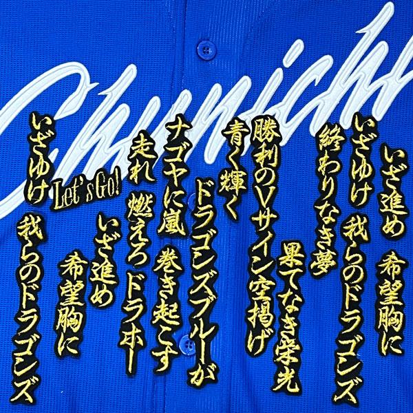 ☆送料無料☆中日 ドラゴンズ いざ行けドラゴンズ 応援歌 黒布 応援
