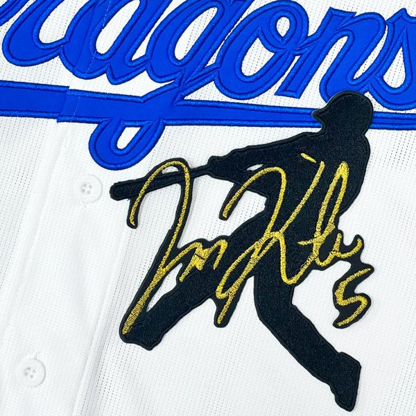 ☆送料無料☆中日 ドラゴンズ 村松開人 シルエット & サイン 応援 刺繍