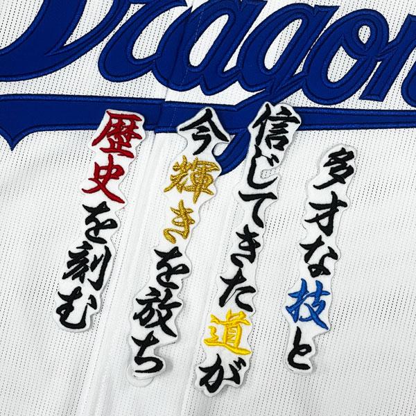 ★送料無料★中日 ドラゴンズ 山本泰寛 応援歌 白布 応援 刺繍 ワッペン ユニフォーム