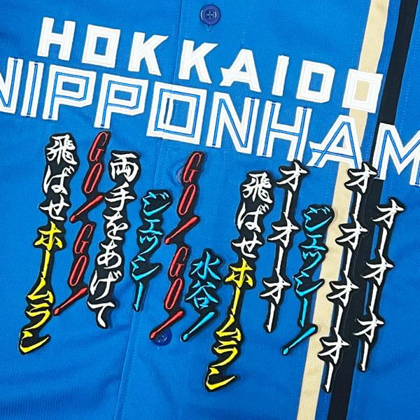 水谷瞬 応援歌ユニフォーム Lサイズ 受注生産 限定 未使用 ファイターズ ☆送料無料☆北海道 日本ハム ファイターズ 日ハム 水谷瞬 応援歌 黒