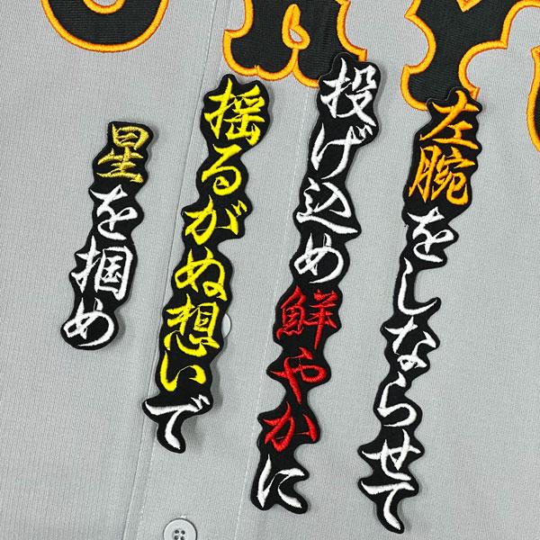 ★送料無料★東京 読売 ジャイアンツ 巨人 竹丸和幸 応援歌 黒 ワッペン 応援 ユニフォーム