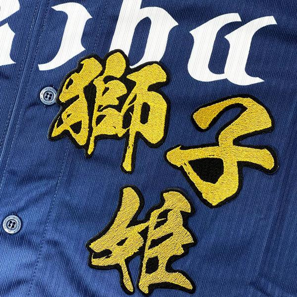 ☆送料無料☆埼玉 西武 ライオンズ 獅子姫 毛筆 応援 刺繍 ワッペン
