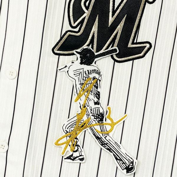 ☆送料無料☆千葉 ロッテ マリーンズ 角中勝也 シルエット 2＆サイン