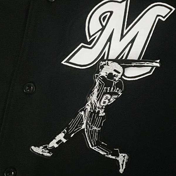 ☆送料無料☆千葉 ロッテ マリー ンズ 寺地隆成 シルエット 2 黒 応援