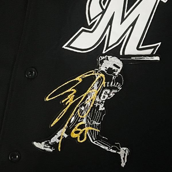 ☆送料無料☆千葉 ロッテ マリー ンズ 寺地隆成 シルエット 2 & サイン