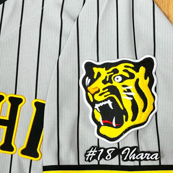 ☆送料無料☆阪神 タイガース 伊原陵人 ネーム 3 刺繍 ワッペン