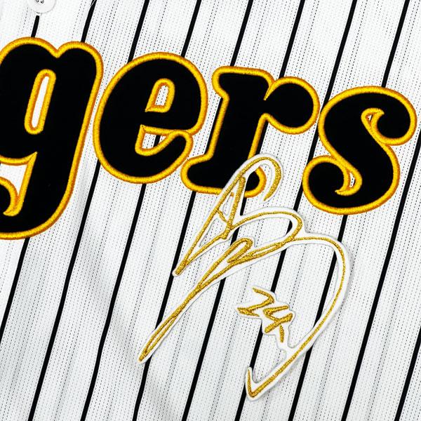 ☆送料無料☆阪神 タイガース 横田慎太郎 サイン 白 刺繍 ワッペン