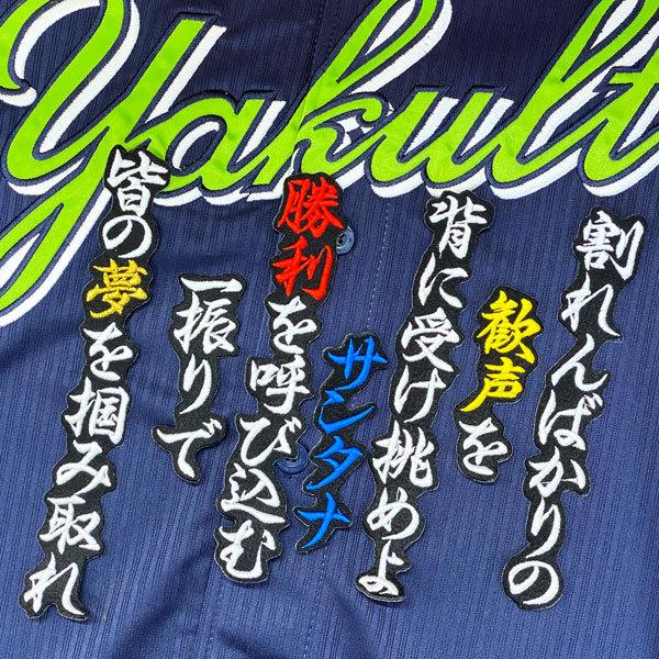 ☆送料無料☆東京 ヤクルト スワローズ サンタナ 応援歌 黒 刺繍 ☆送料無料☆東京 ヤクルト スワローズ サンタナ 応援歌 黒 刺繍