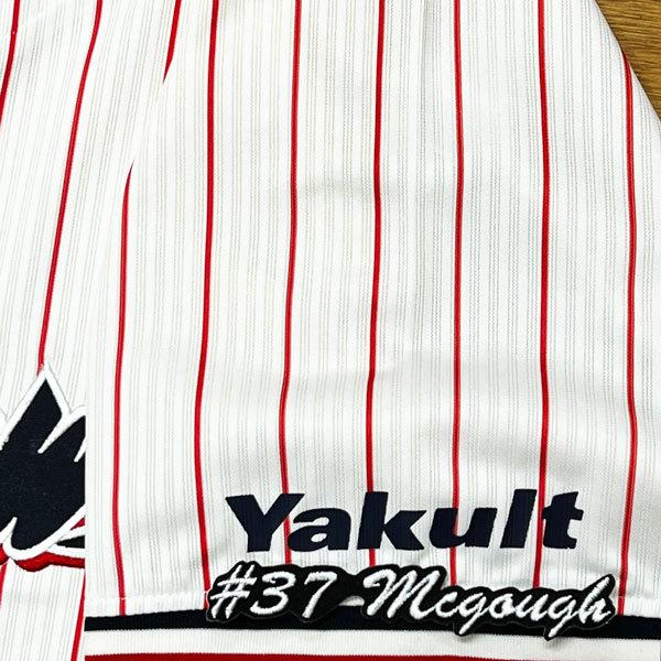☆送料無料☆東京 ヤクルト スワローズ マクガフ ネーム 3 刺繍