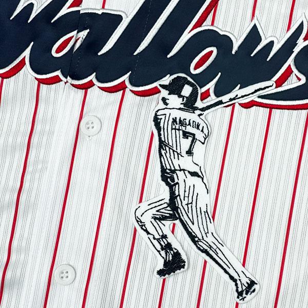 東京ヤクルトスワローズ 長岡秀樹 2022年優勝記念刺繍ユニフォーム