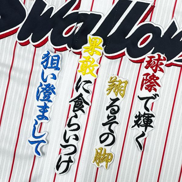 ☆送料無料☆東京 ヤクルト スワローズ 岩田幸宏 応援歌 白 刺繍