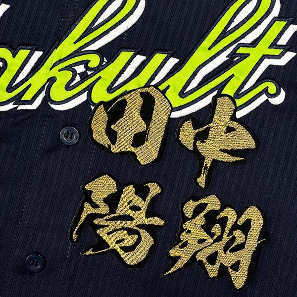 ★送料無料★東京 ヤクルト スワローズ 田中陽翔 毛筆 名前 刺繍 ワッペン ユニフォーム