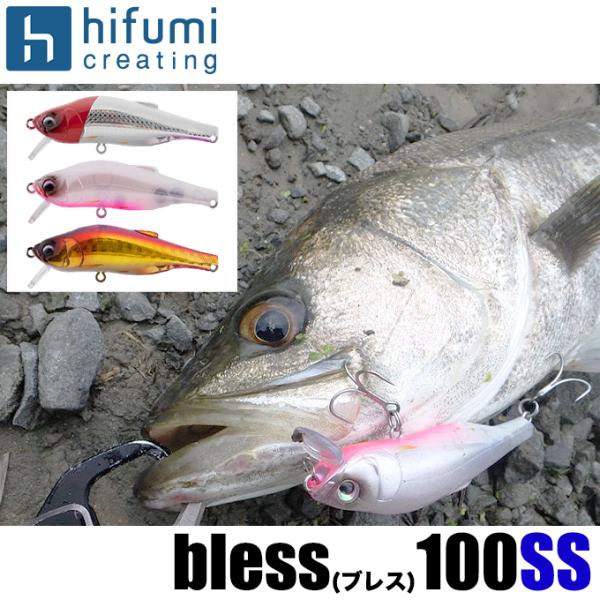 イメージしたのは圧倒的アピール力による「惹きつけるアクション！」【hifumi creating bless 100SS】シャッドシェイプの高浮力ボディー全体をひねることでフラッシングしながら水を大きく撹拌するというbless独特のアクショ...