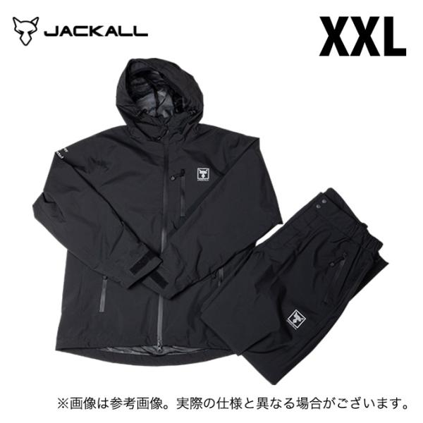 JACKALL（ジャッカル） RFジャケットセットアップ (ブラック／XXL