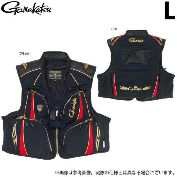 Gamakatsu 【取り寄せ商品】 がまかつ GM2324 (L/ブラック Gamakatsu 【取り寄せ商品】 がまかつ GM2324 (L/ブラック