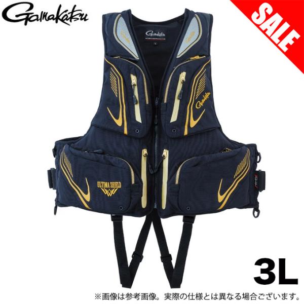 Gamakatsu（がまかつ） (7)【目玉商品】がまかつ GM2194 (ブラック／3L