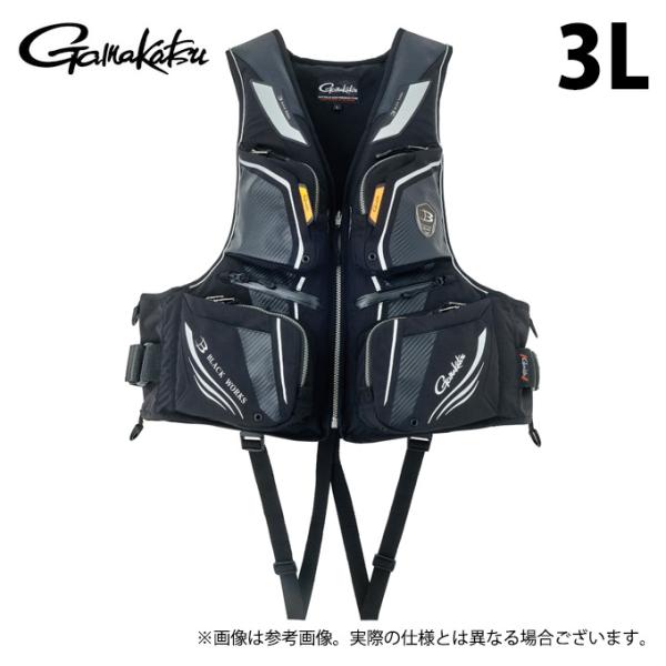 Gamakatsu（がまかつ） 【取り寄せ商品】 GM2193 3L／ブラック(BLACK