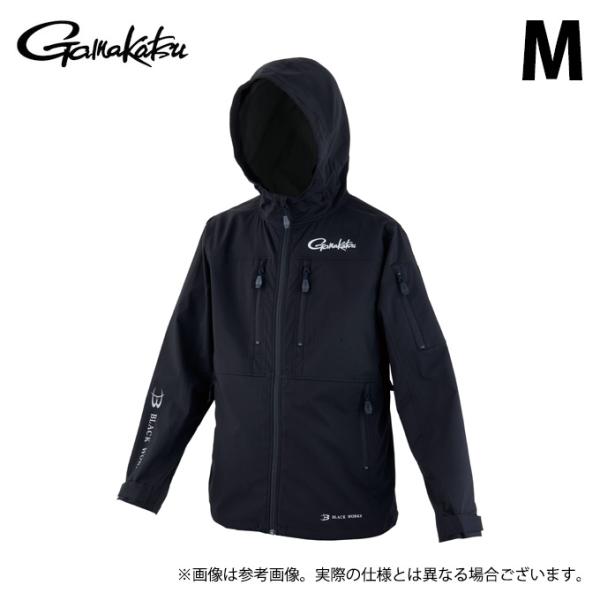 がまかつ　ブラックワークス　GM3739 GM3740 上下ウィンドブレーカ Gamakatsu（がまかつ） 【取り寄せ商品】 GM3739 M／ブラック(BLACK