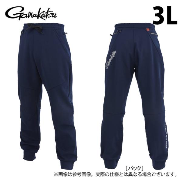 がまかつ フィッシングウェア スウェットパンツ GM3757  3L  ネイビー Gamakatsu（がまかつ） 【取り寄せ商品】 GM3757 (3L／ネイビー