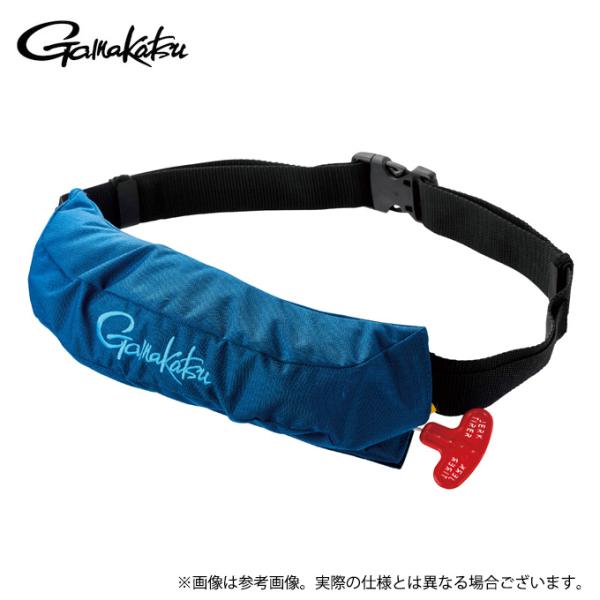 がまかつ GM6006 コンパクトエアフローター ウエストベルトタイプ Gamakatsu（がまかつ） 【取り寄せ商品】 GM6006 (ネイビー×ブルー／F