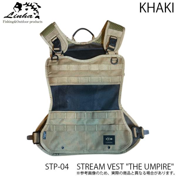 シマノ（SHIMANO） リーニア STP-04 STREAM VEST THE UMPIRE カーキ