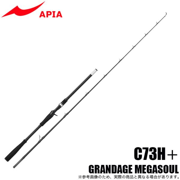 APIA MEGASOUL グランデージ メガソウル C73H+ シーバスロッド アピア グランデージ メガソウル C73H+ (シーバスロッド) ベイトモデル