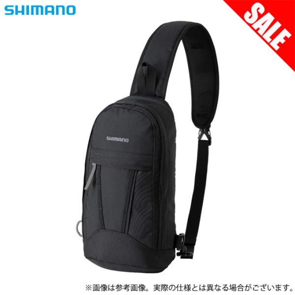 【目玉商品】シマノ BS-011V エクストラスリングバッグ (ブラック：M) フィッシングバッグ /(7)