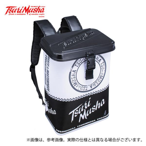 釣武者 TsuriMusha ロックワイドリュック / 磯釣り 底物 バッグ 釣具 釣武者 GREAT MASTER リュック サークルホワイト (リュック型タックル