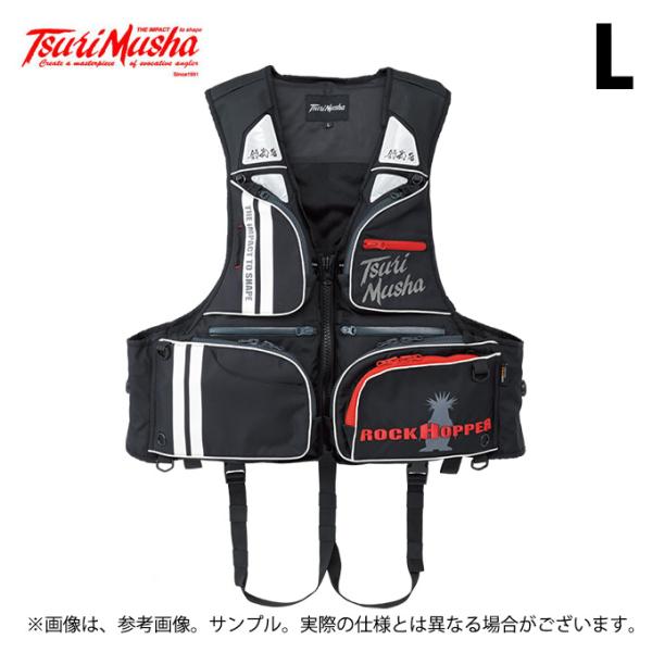 取り寄せ商品】 釣武者 コーデュラダイヤルベスト (レッド／L