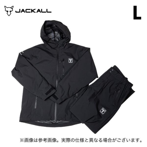 JACKALL（ジャッカル） RFジャケットセットアップ (ブラック／L