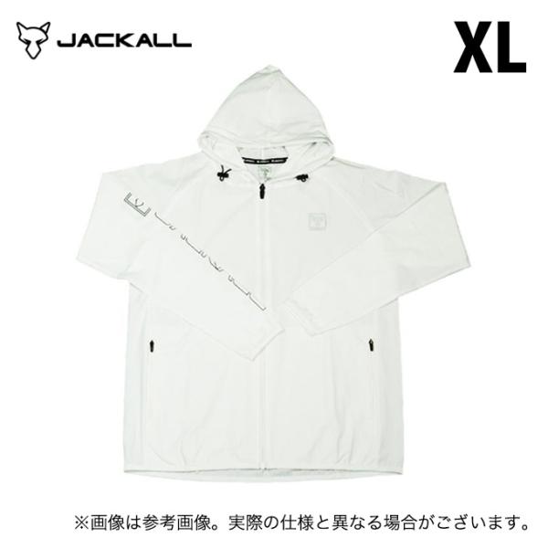 JACKALL（ジャッカル） ドライメッシュフーディ (ホワイト／XL