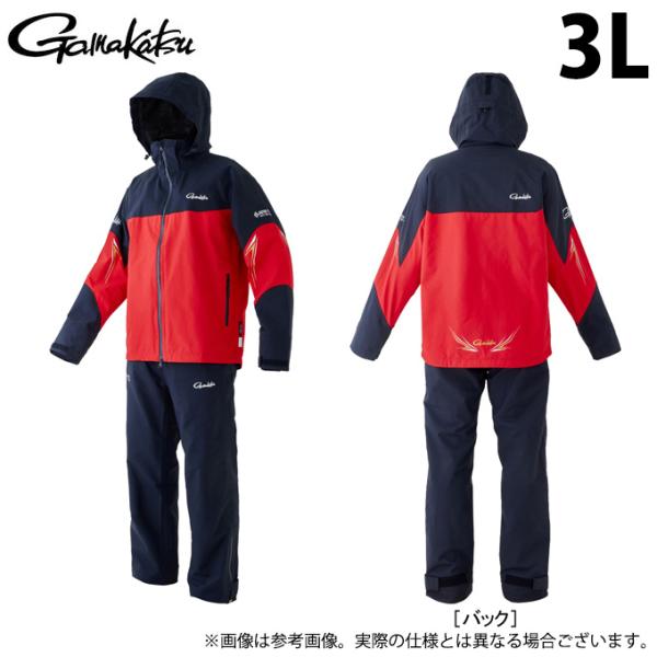 がまかつ　ゴアテックスインフィニアムTM レインスーツ GM3685　3L 美品 f-marunishi_4549018711790