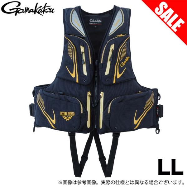 Gamakatsu（がまかつ） (7)【目玉商品】がまかつ GM2194 (ブラック／LL