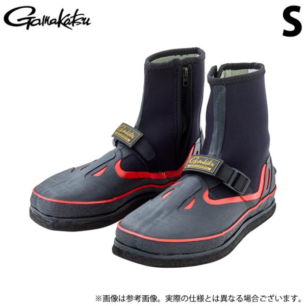 【取り寄せ商品】 がまかつ GM908 (S／ブラック) 鮎タビ(先割・レギュラー・フェルトスパイク) (靴・鮎用品／2023年春夏モデル) /(c) 【Σ01】