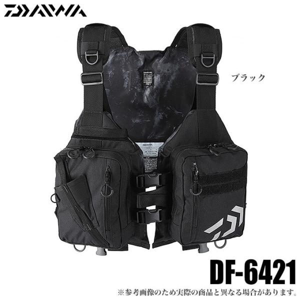 DAIWA（ダイワ） DF-6421 ライトフロートゲームベスト（ブラック）/(5