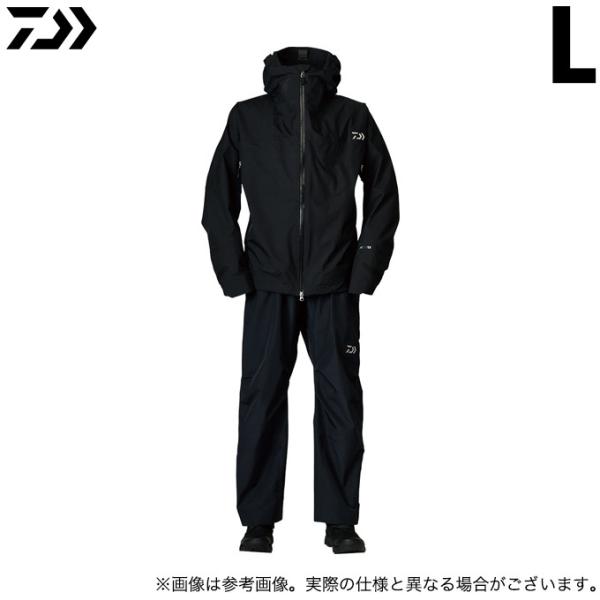 Daiwa フィッシングスーツ　ブラック　DR-1221a ゴアテックス DAIWA（ダイワ） 【取り寄せ商品】 DR-1221A (L／ブラック) ゴアテック