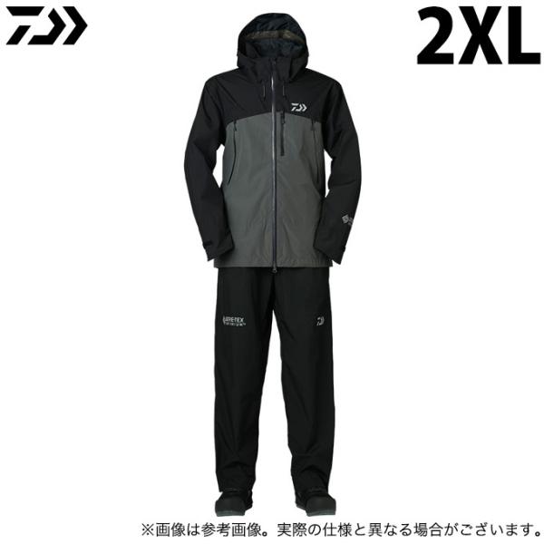 DAIWA　ゴアテックスレインスーツ上下　DR-1922 DAIWA（ダイワ） 【取り寄せ商品】 DR-1922 (ブラック／2XL