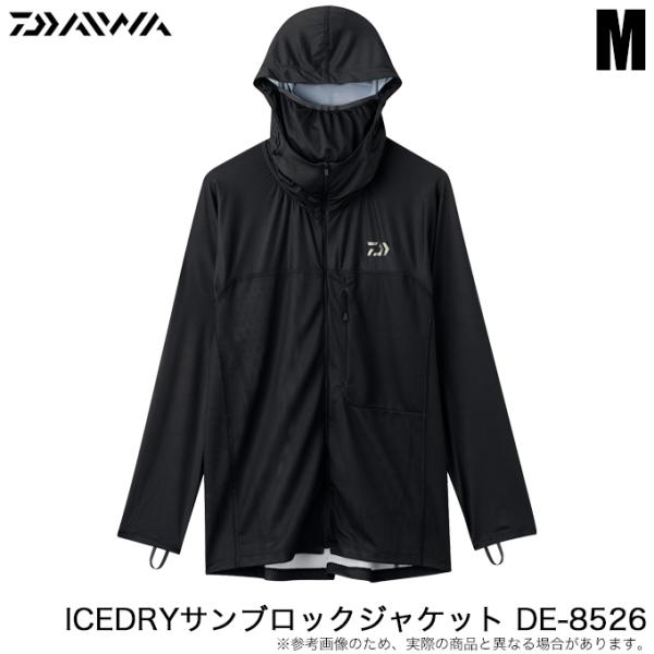 ダイワ DE-8526 (ブラック M) ICEDRY サンブロックジャケット (2026年春夏モデル) /(5) 【Σ01】