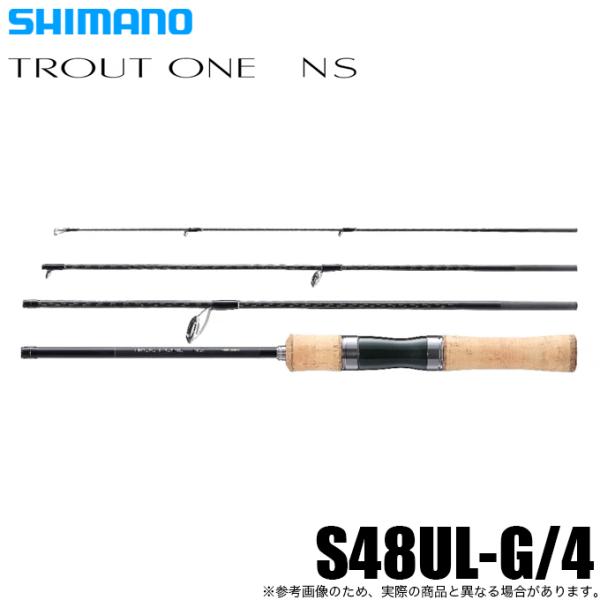 シマノ（SHIMANO） (5) 24 トラウトワン NS S48UL-G/4 (トラウトロッド