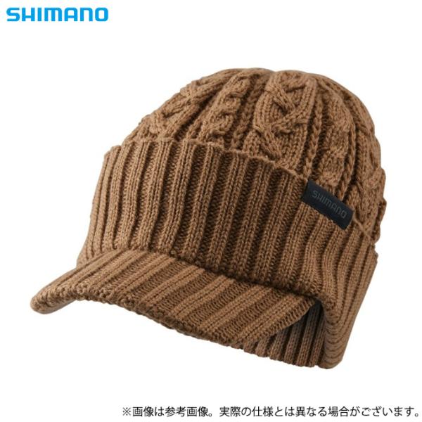 シマノ（SHIMANO） CA-01BV (ブラウン／F) ニットキャップ (帽子