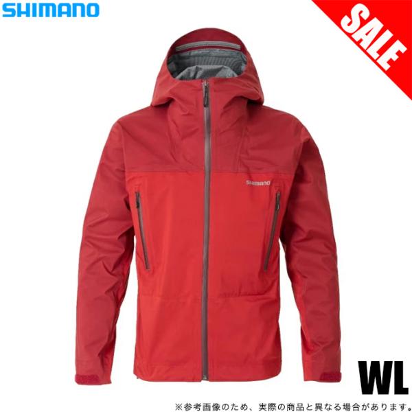 【目玉商品】シマノ (RA-023W ブリック WL) アングラーズシェル ジャケット 01 (レインウェア) レインスーツ/合羽 /(5) 【Σ02】