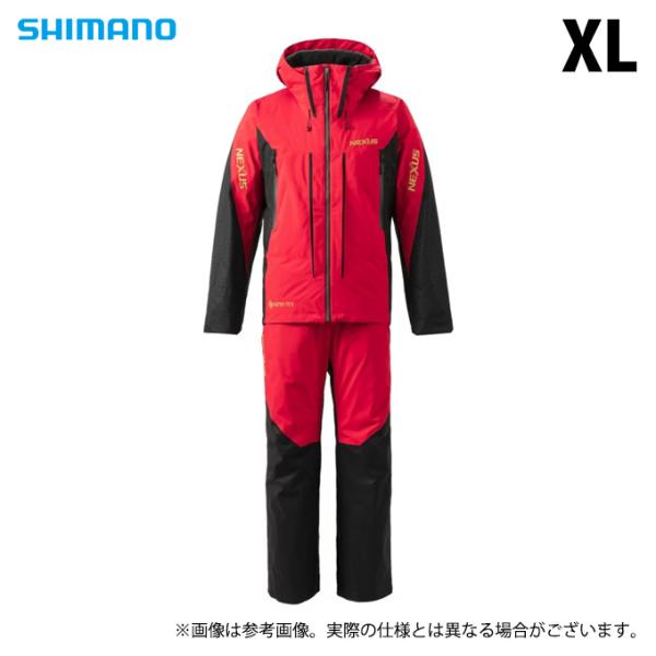 【新品】シマノ ネクサス テクノレイヤードスーツ XL レッド RT-133W シマノ（SHIMANO） 【取り寄せ商品】 RT-133W (レッド／XL) ネクサス