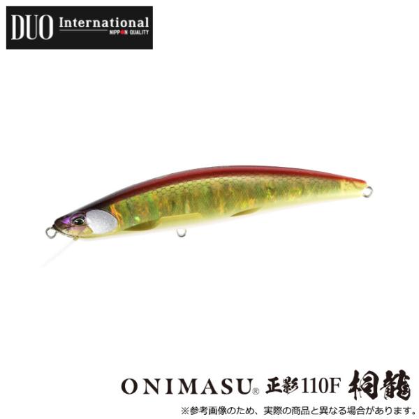 DUO（ルアー） (5)DUO 鬼鱒 正影 110F 桐龍 CCC4525 螺鈿赤金