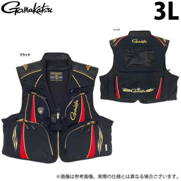 Gamakatsu（がまかつ） 【取り寄せ商品】 GM2324 (3L／ブラック