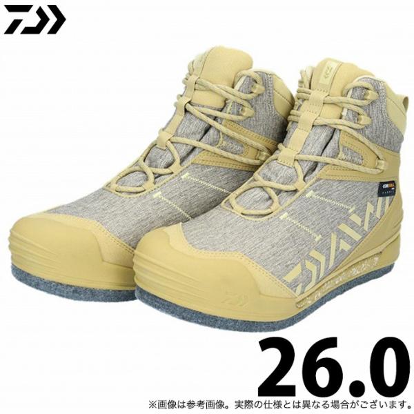 ダイワフイッシングシュ－ズ先丸フエルトスパイクソ－ル25㎝ DAIWA（ダイワ） 【取り寄せ商品】ダイワ フィッシングシューズ DS