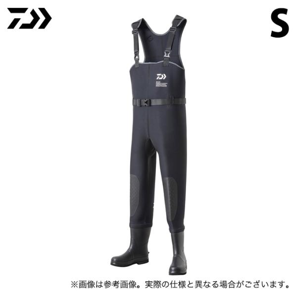ダイワ 防水非透湿ウェーダー CW-4500-T タイトフィットクロロプレンウェーダー フェルトスパイク  S  ブラック DAIWA（ダイワ） 【取り寄せ商品】 CW-4500-T (ブラック／S) タイト